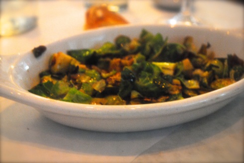 Brussels Sprouts and Pistachios